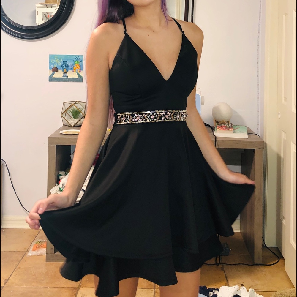 Fit and Flair Hoco Dress!